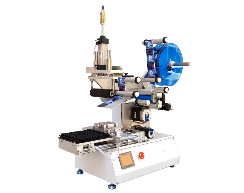 半自動前后滾貼標機